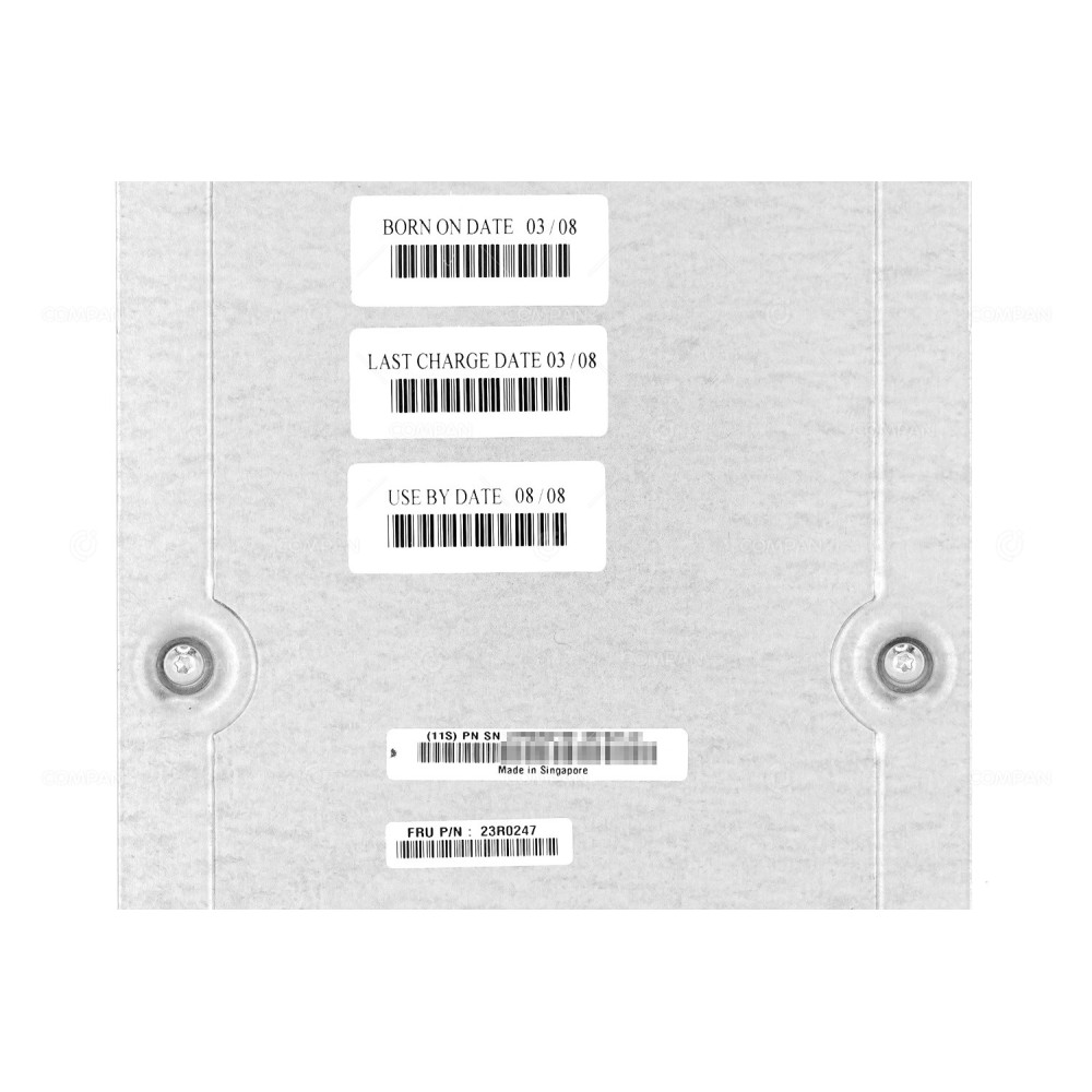 23R0247  IBM SYSTEM STORAGE BATTERY MODULE FOR TS7740 CACHE CONTROLLER